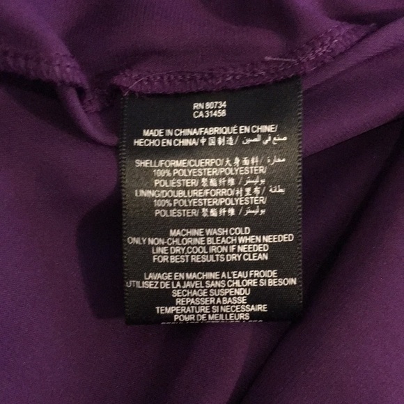 Max and Cleo Purple Formal/SemiFormal Empire Dress - Picture 15 of 16